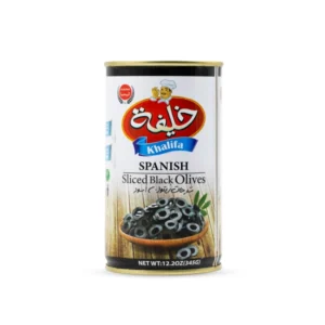 khalifa Spanish Sliced Black Olives 345g